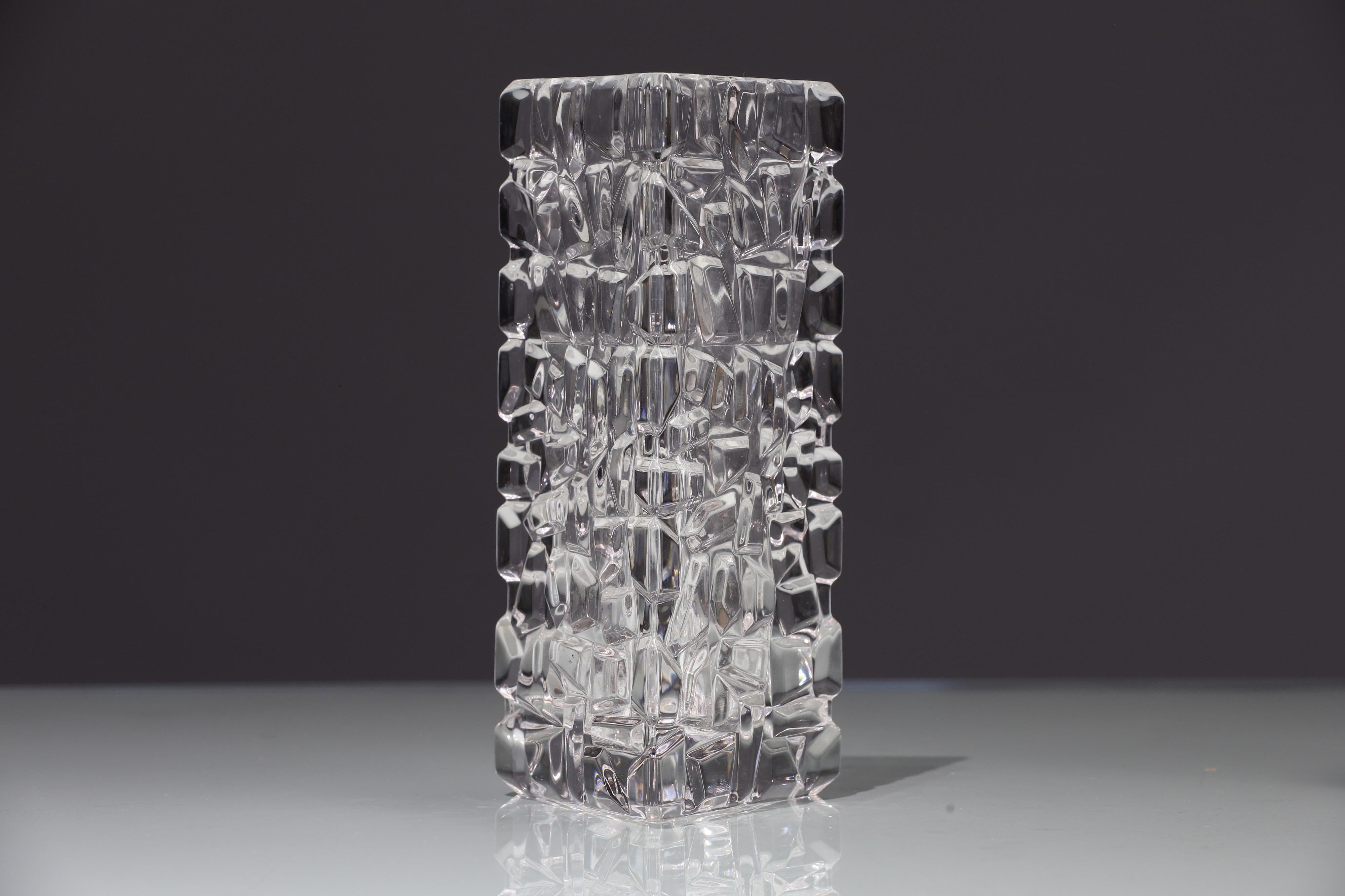 tiffany crystal vase