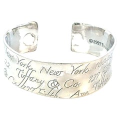 Brazalete Tiffany & Co Tamaño M 7,5" Plata de ley Estate