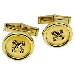 Tiffany & Co. Boutons de manchette 14k Or Bouton