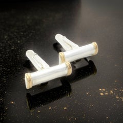 Tiffany & Co Cufflinks 18k Gold Sterling Silver Estate