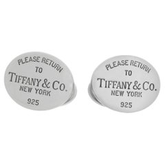 Tiffany & Co. Manschettenknöpfe aus Sterlingsilber