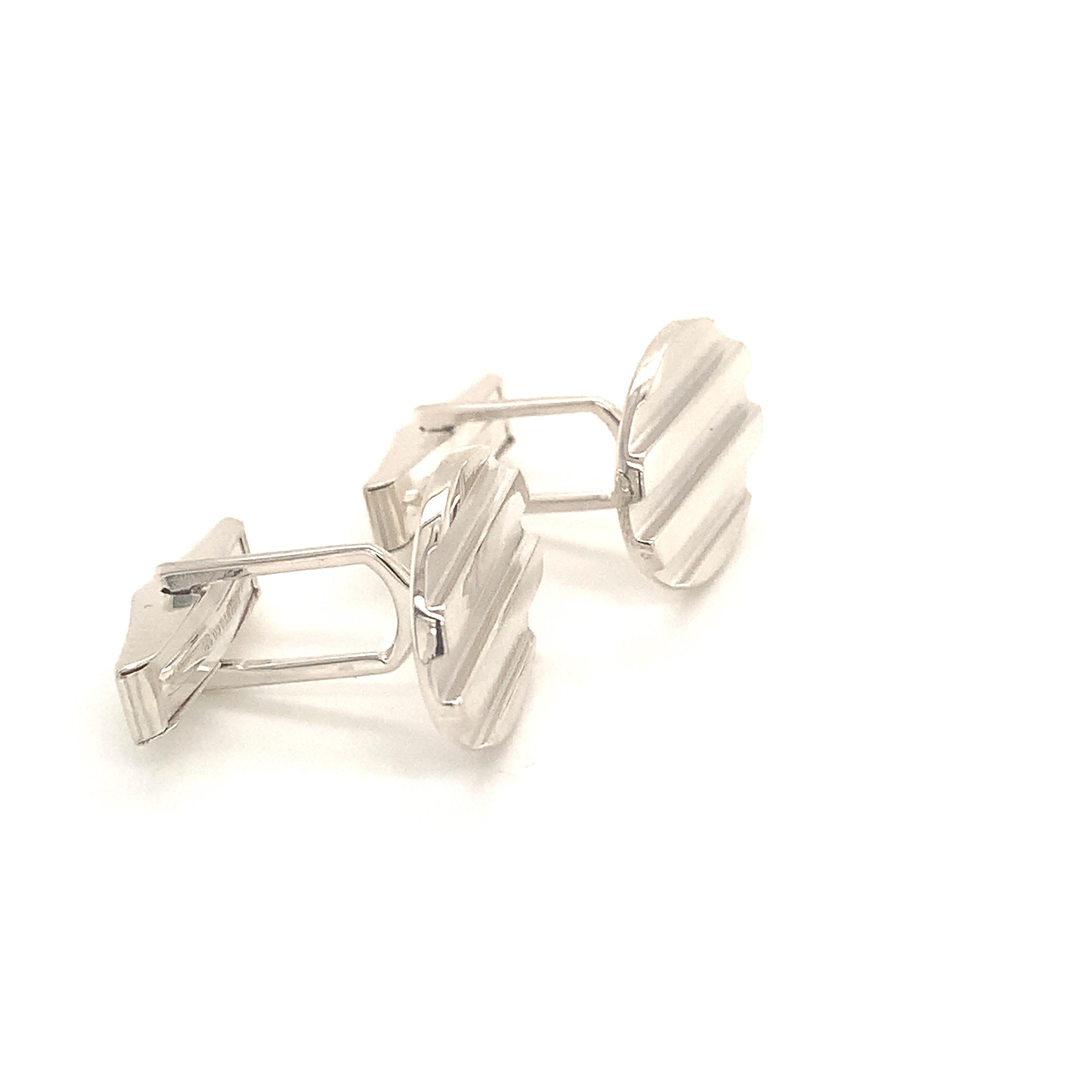 Tiffany & Co. Estate Cufflinks Sterling Silver 925 10.8 Grams 7