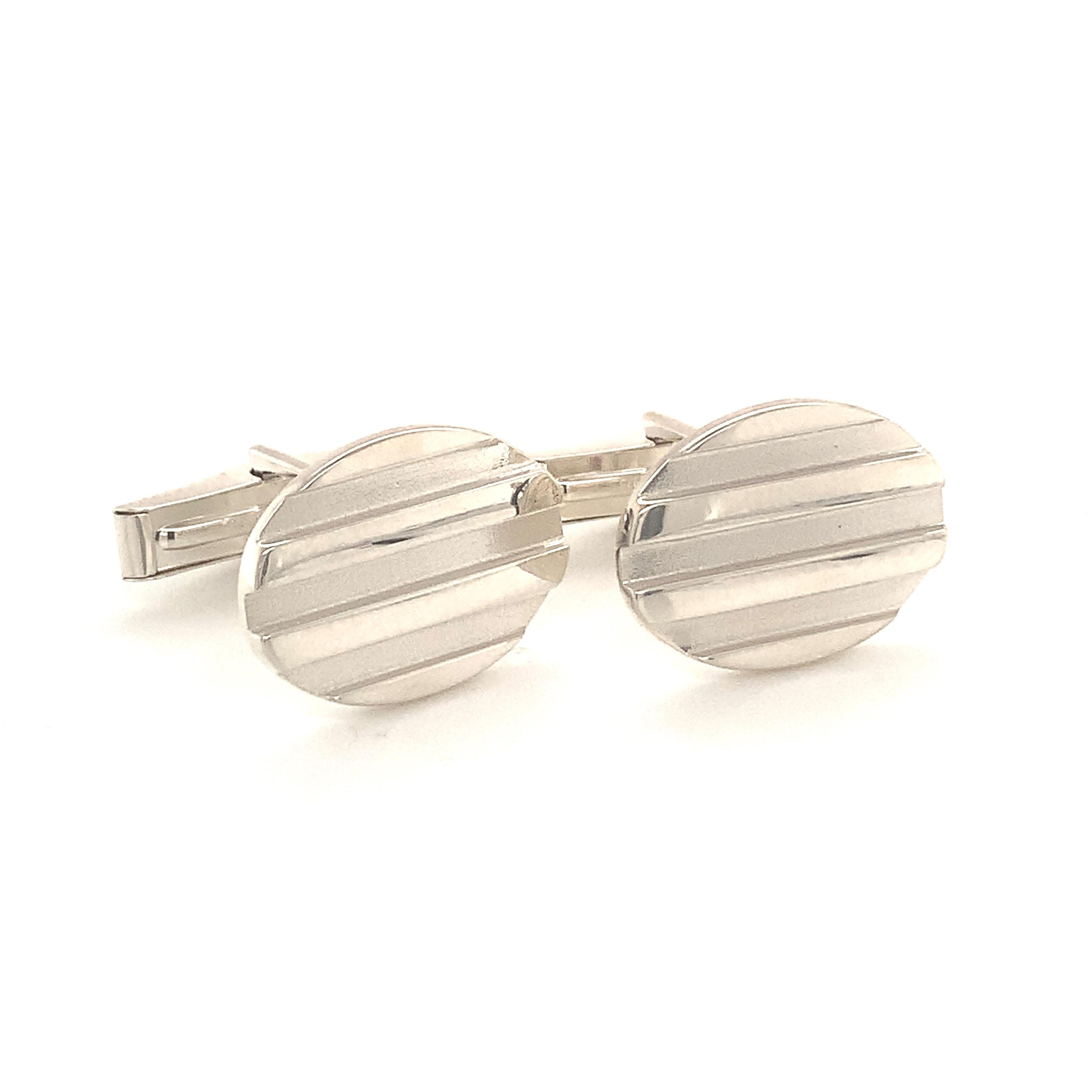 Men's Tiffany & Co. Estate Cufflinks Sterling Silver 925 10.8 Grams