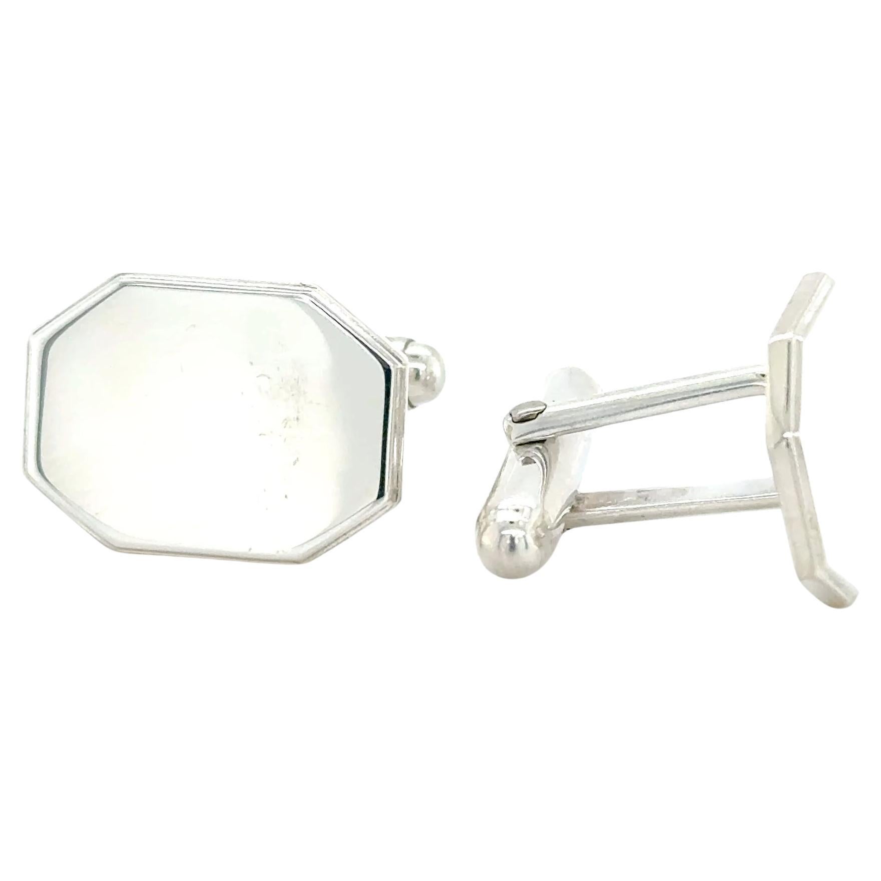 Tiffany & Co Cufflinks Sterling Silver Estate