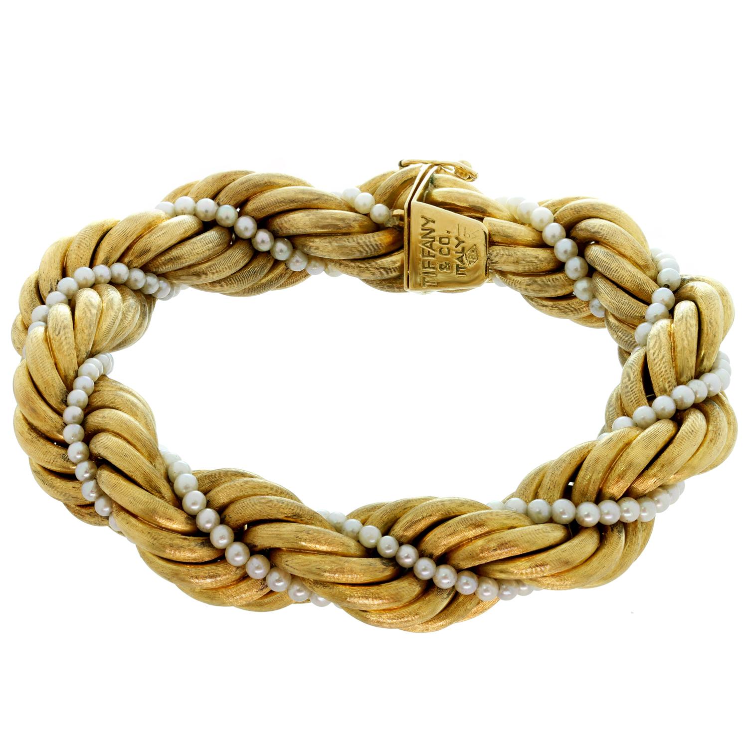 pearl rope bracelet
