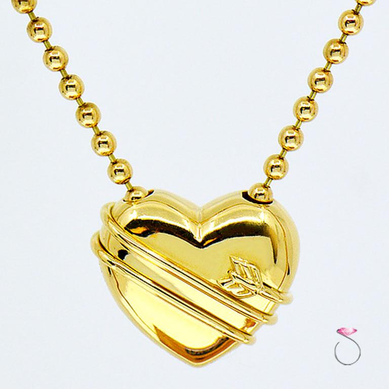 tiffany heart and arrow necklace