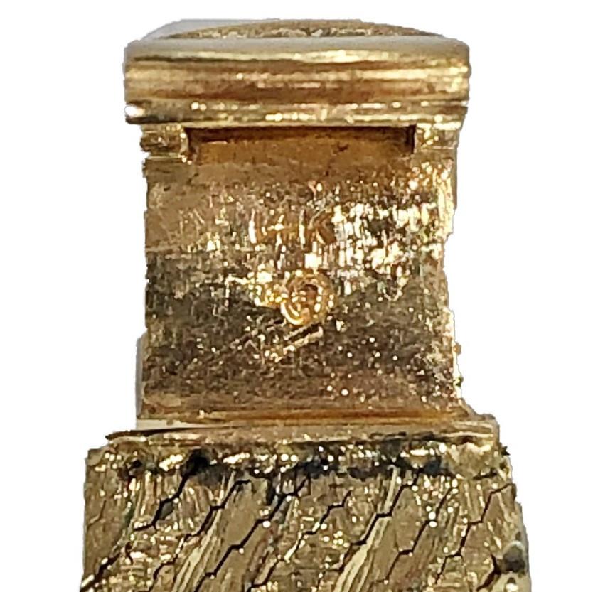 Tiffany & Co. Uhr aus Gelbgold mit kissenförmiger Diamant- und Rubin-Lünette in Gelbgold 6