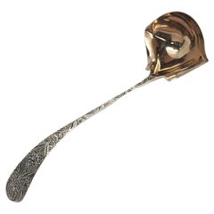 Tiffany & Co Custom Engraved Sterling Silver GW Bowl Double Lip Ladle #15282