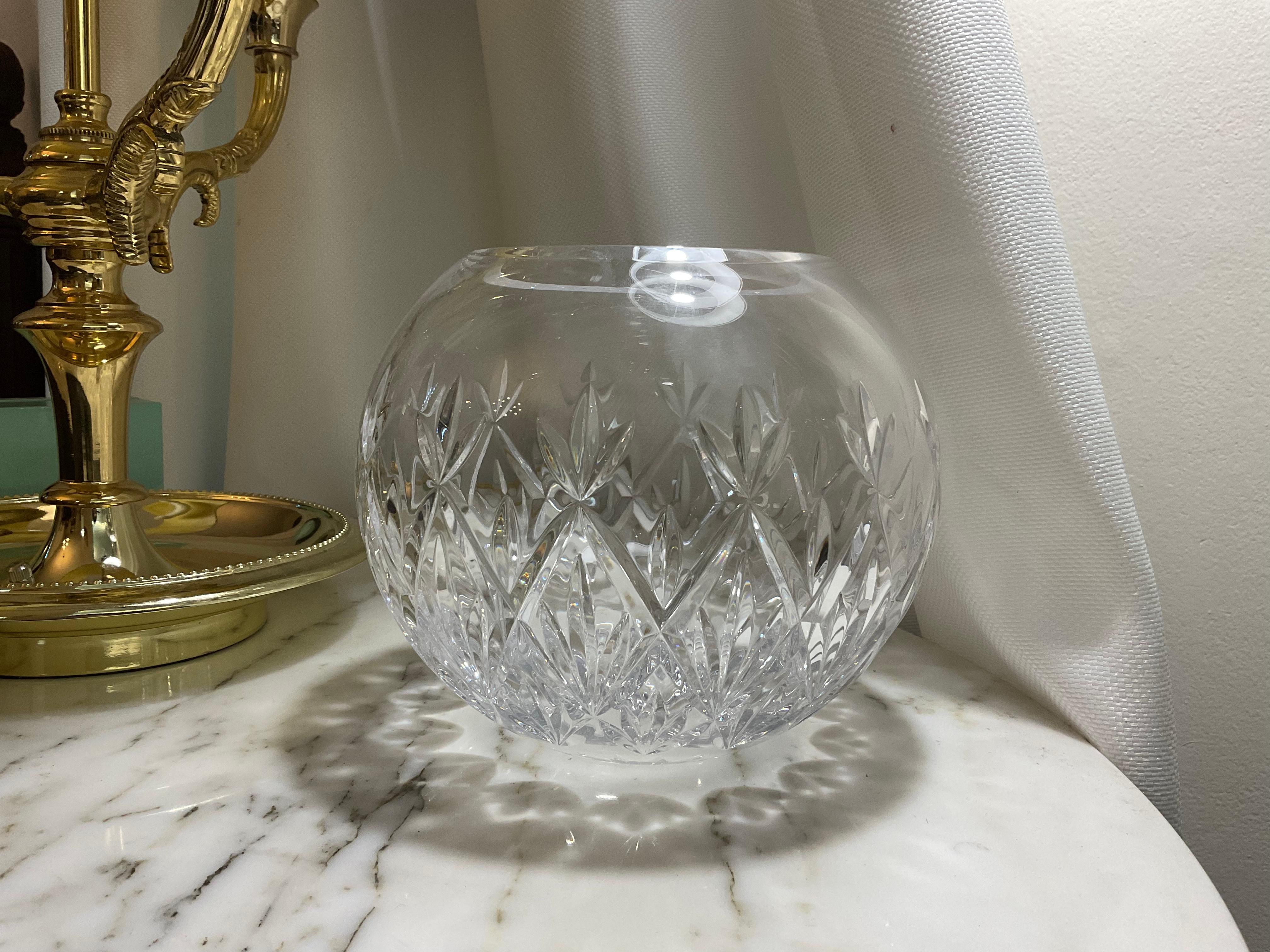 tiffany and co crystal vase