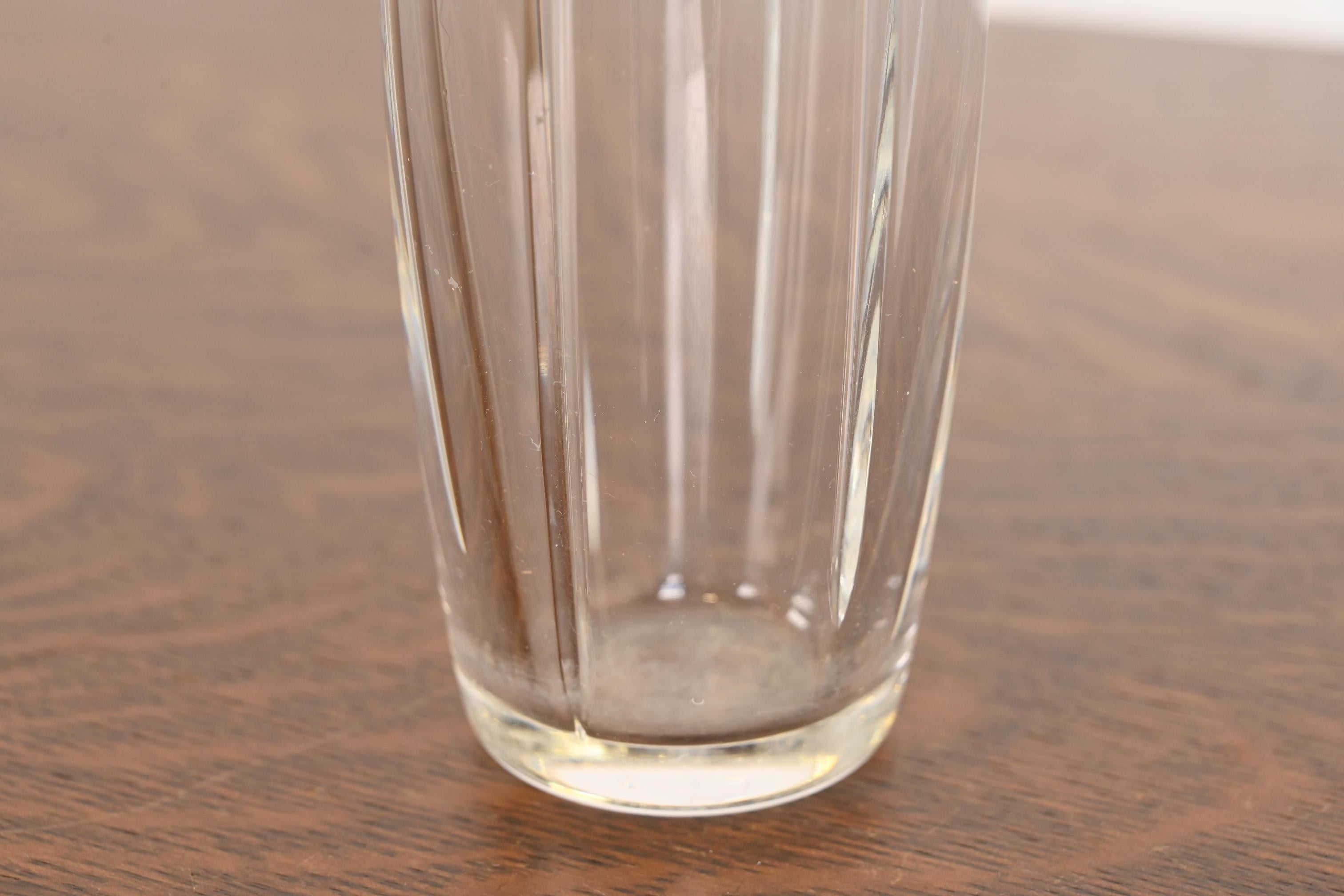 Tiffany & Co. Cut Crystal Vase For Sale 1