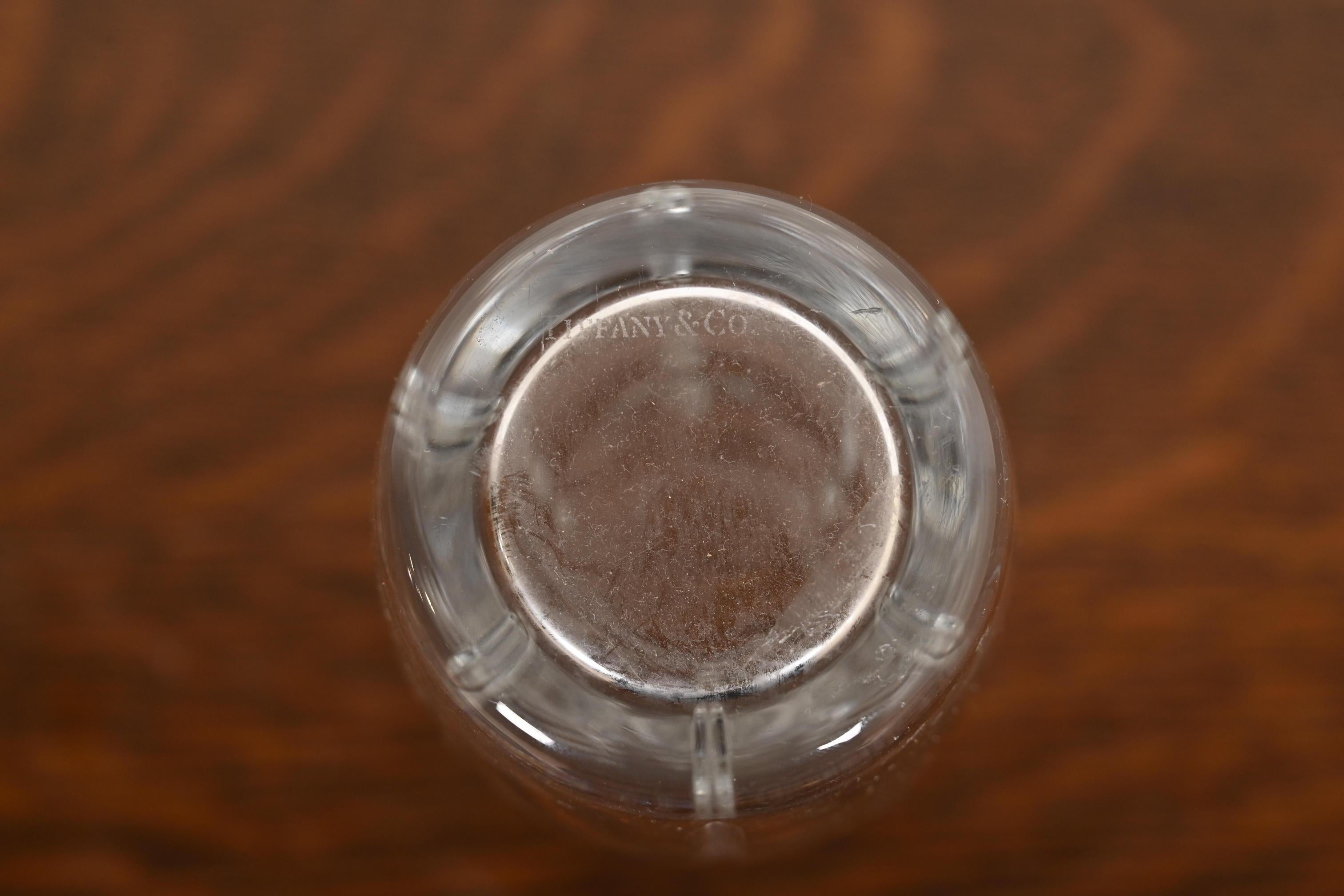 Tiffany & Co. Cut Crystal Vase For Sale 3