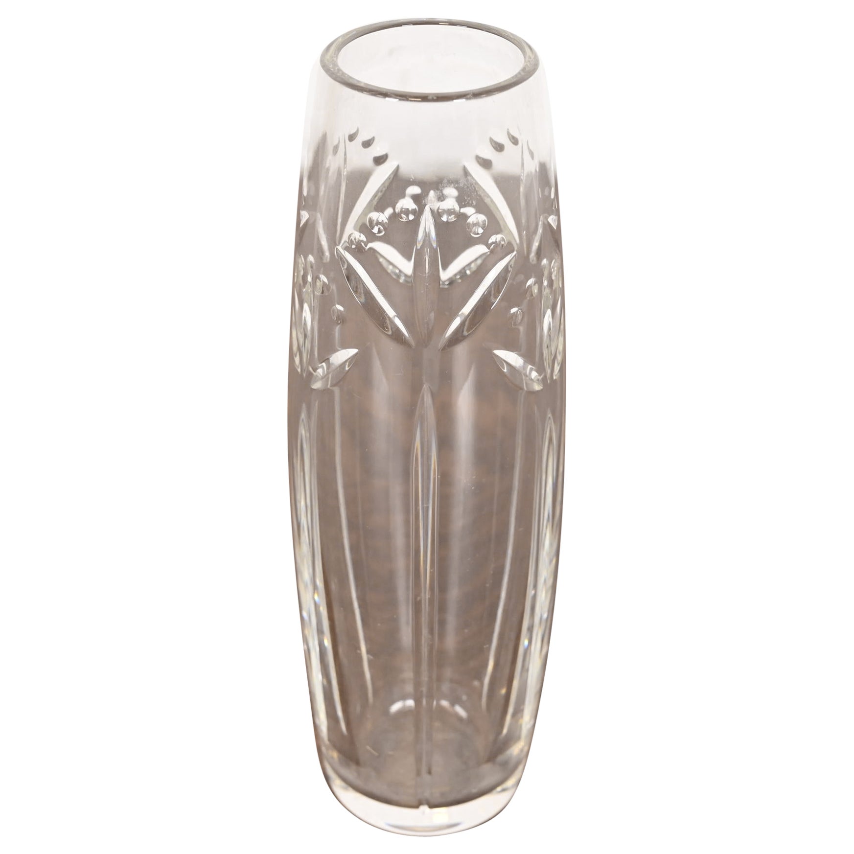 Tiffany & Co. Cut Crystal Vase For Sale