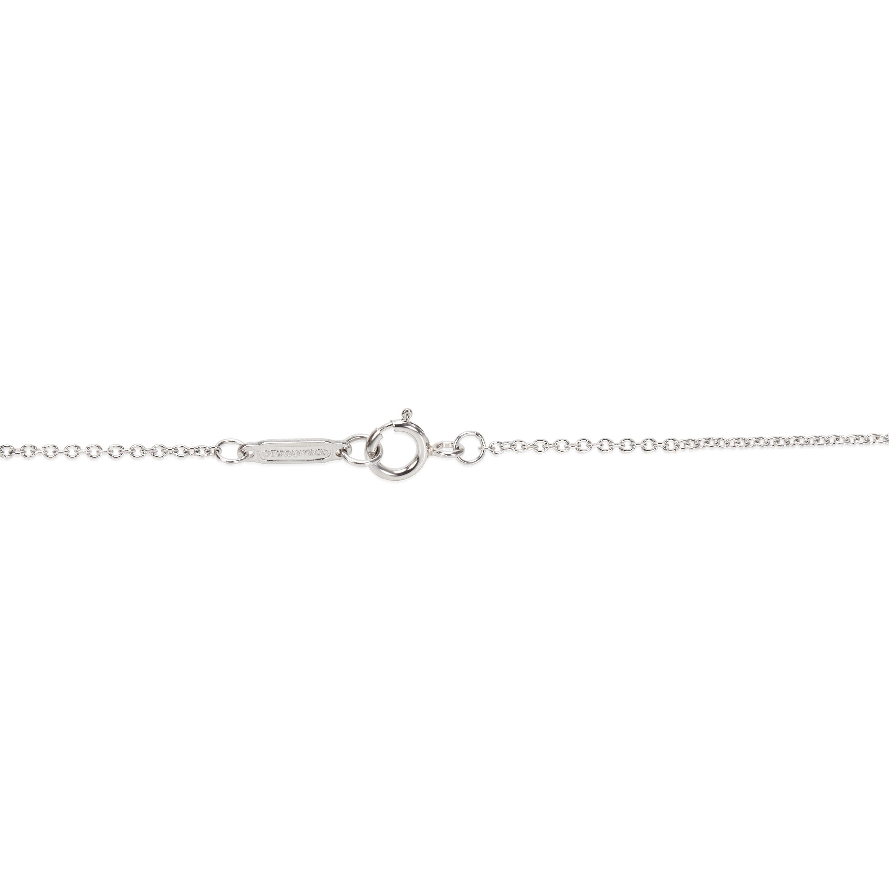 Tiffany & Co. Daisy Key Necklace in Platinum 0.99 Carat In Excellent Condition In New York, NY
