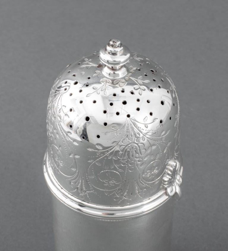 Art Nouveau Tiffany & Co. Danish Sterling Table Salt & Pepper