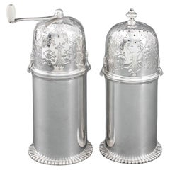 Tiffany & Co. Danish Sterling Table Salt & Pepper