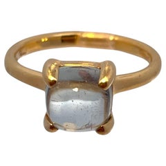 Tiffany 
Co. Designer Paloma Picasso Aqua 18k YG Ring