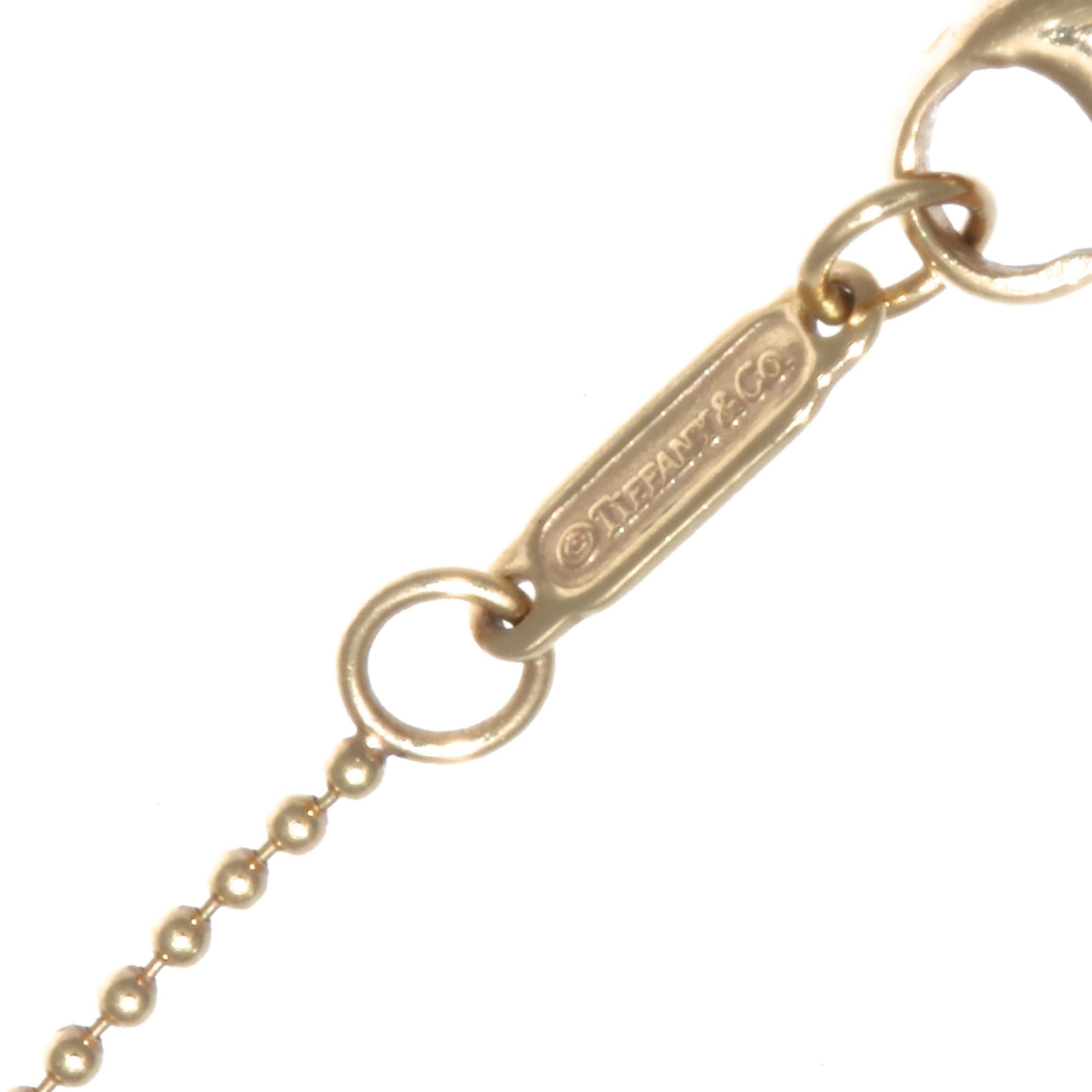 gold key necklace tiffany