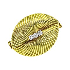 Tiffany & Co Diamond 18k Gold Pin