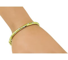 Tiffany & Co Diamond 18k Yellow Gold Etoile Bangle