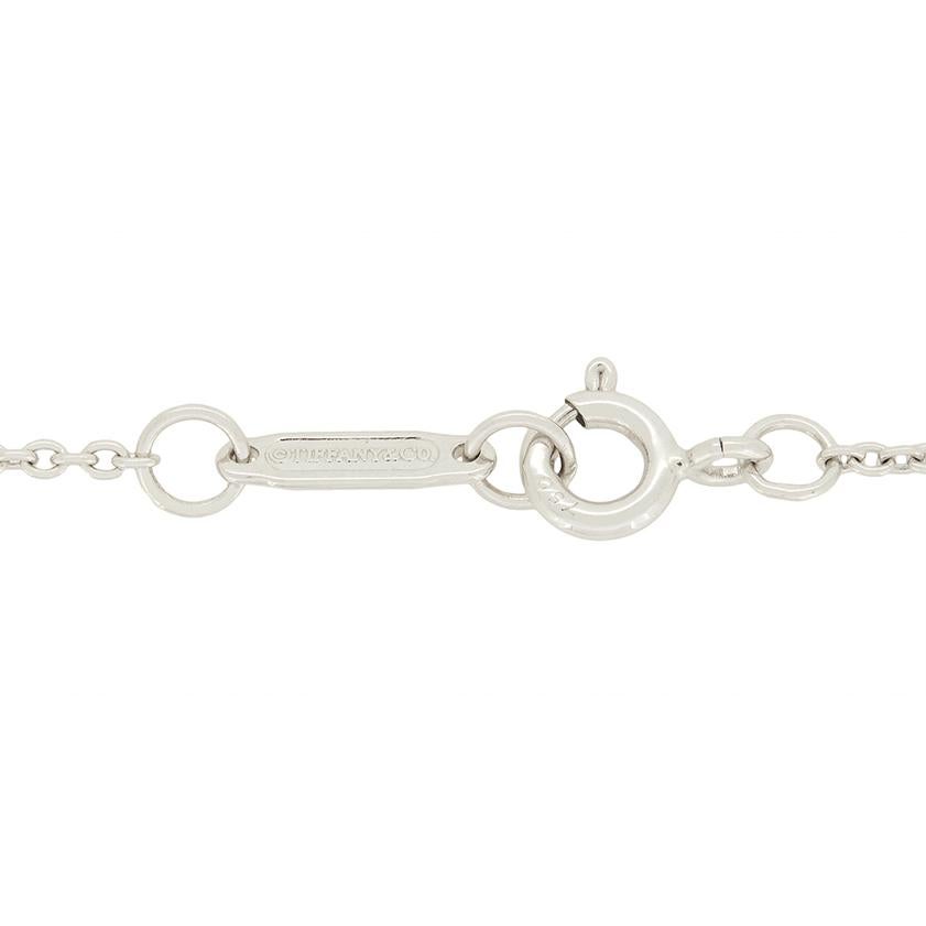 Taglio brillante Tiffany & Co. Ciondolo Ampersand con diamante in vendita