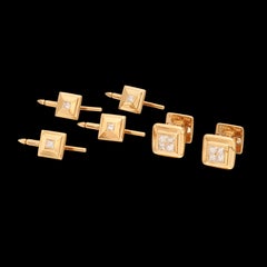 Tiffany & Co. Diamond and 18k Yellow Gold Dress Set