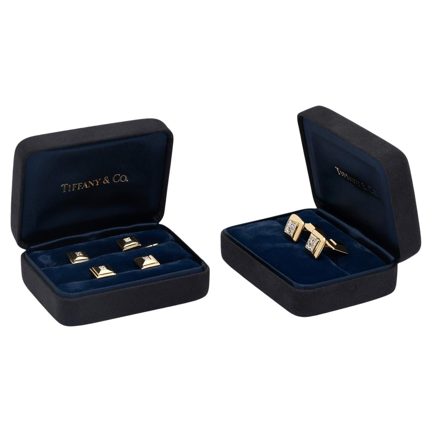 Tiffany 
Co. Diamant und 18k Gelbgold Kleid Set im Angebot