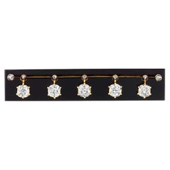 Tiffany & Co. Brosche aus Diamanten und Onyx