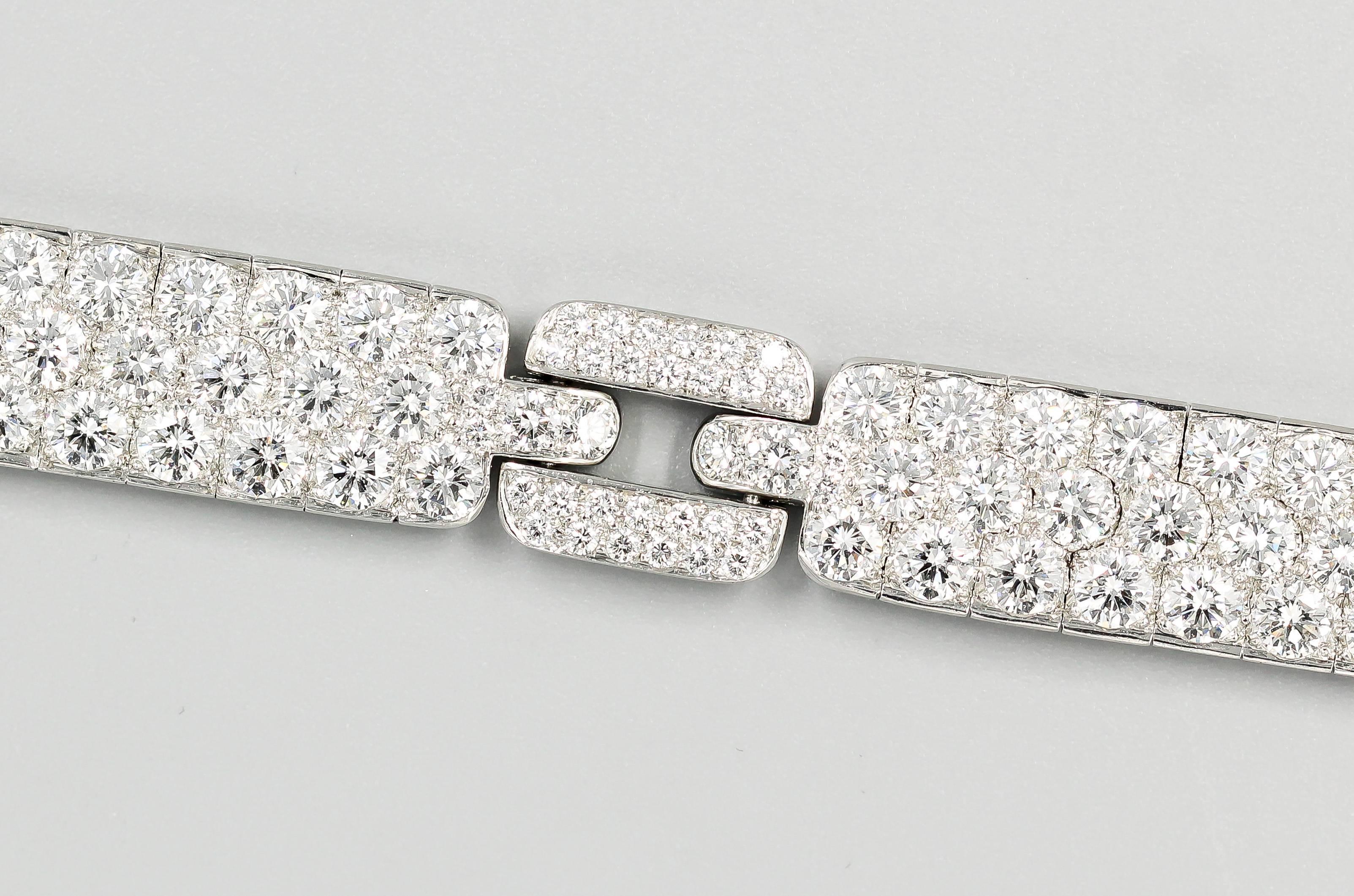 Tiffany & Co. Diamant- und Platin-Armband Damen