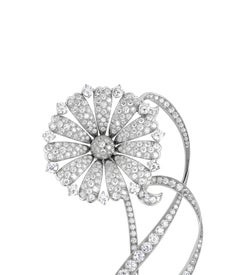 Tiffany & Co. Diamond and Platinum Daisy Brooch