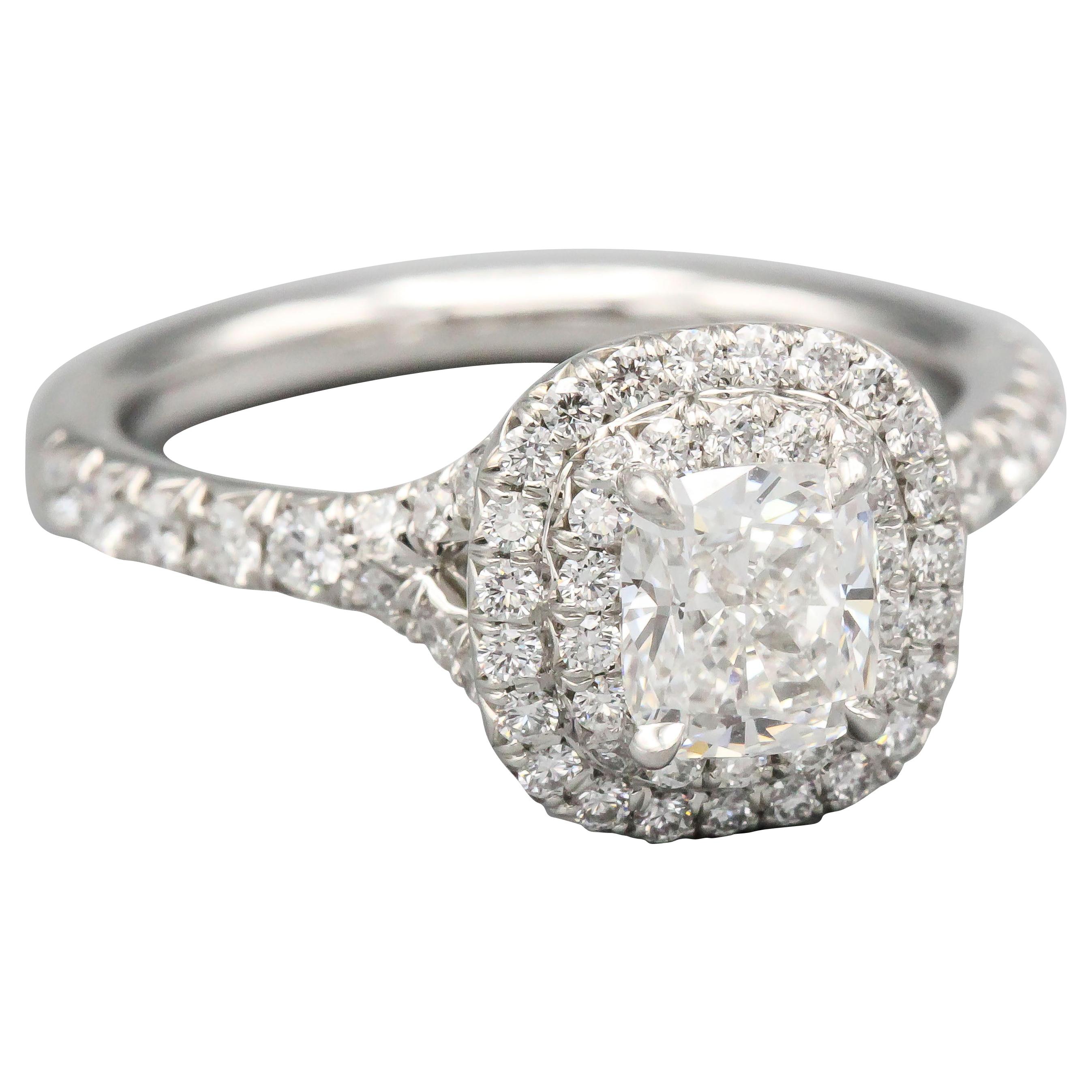 Tiffany & Co. Diamond and Platinum Engagement Ring