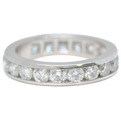 Tiffany & Co. Diamond and Platinum Eternity Band