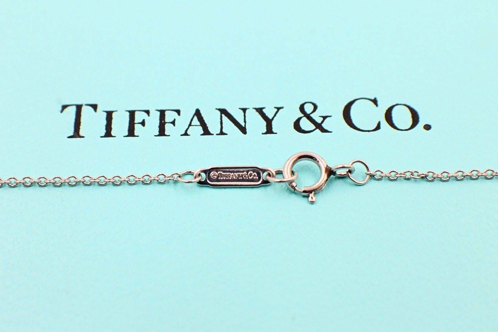 Round Cut Tiffany & Co. Diamond and Platinum Hot Air Balloon Pendant Necklace 0.33 Carat