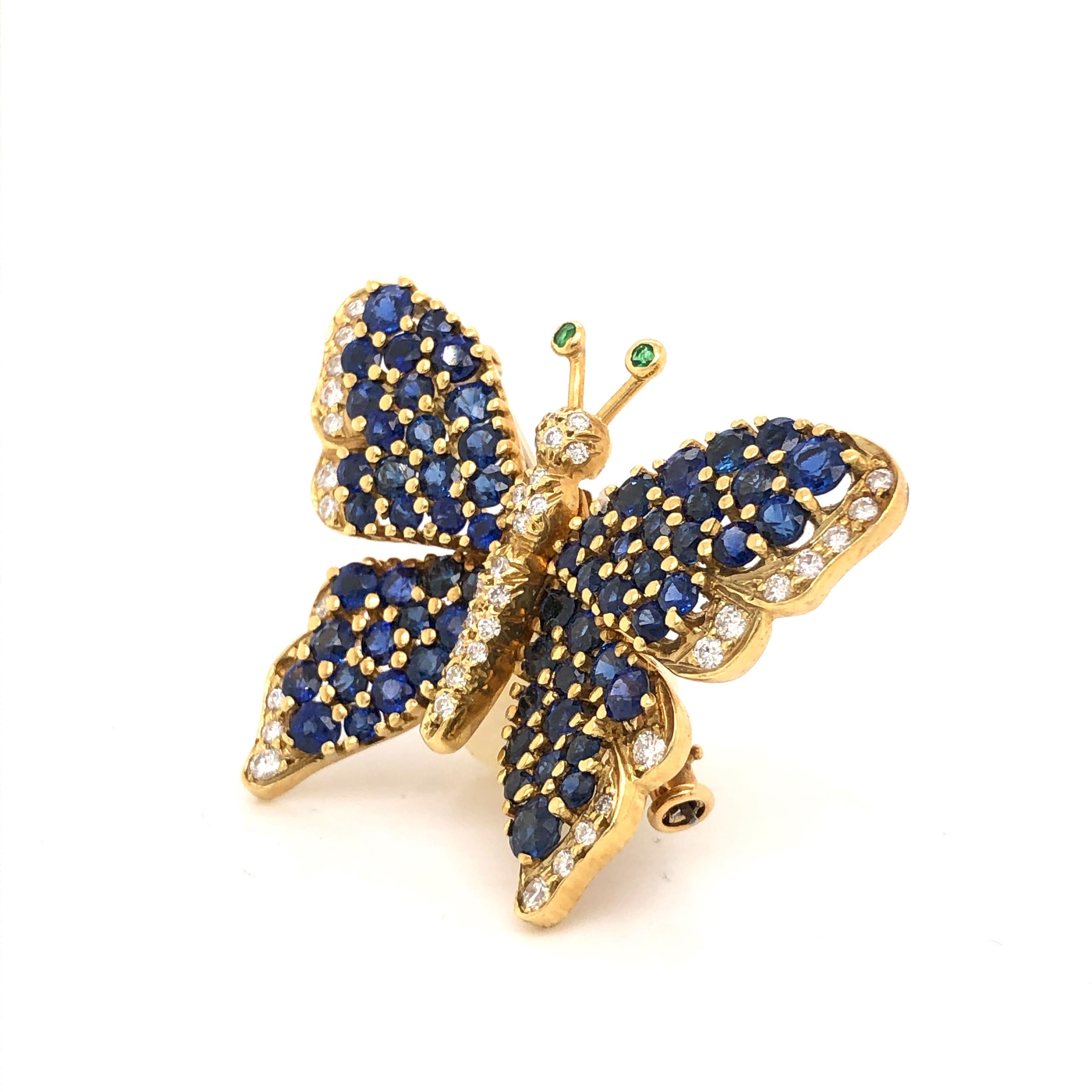 tiffany butterfly brooch