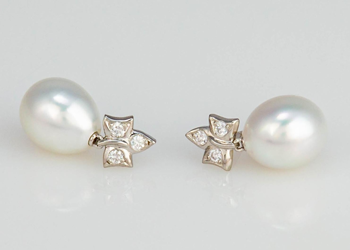 royal pearl earrings