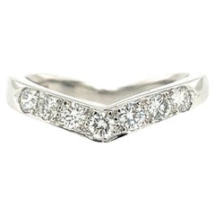 Tiffany & Co. Diamond Anniversary ring set in Platinum with 7 diamonds, 0.35ct
