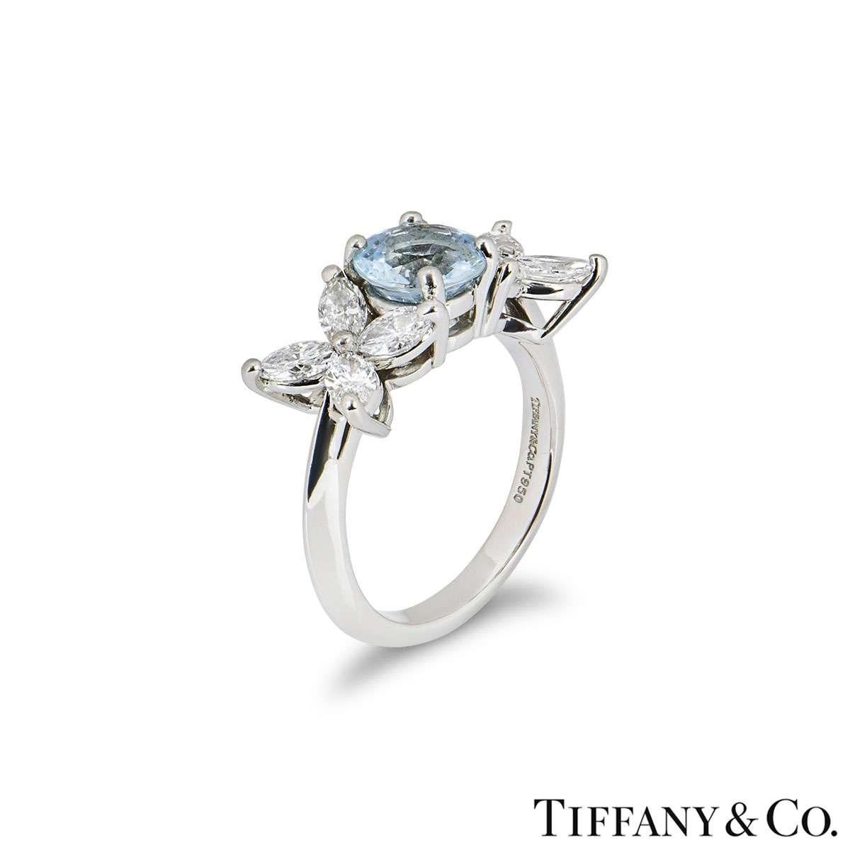 aquamarine engagement ring tiffany