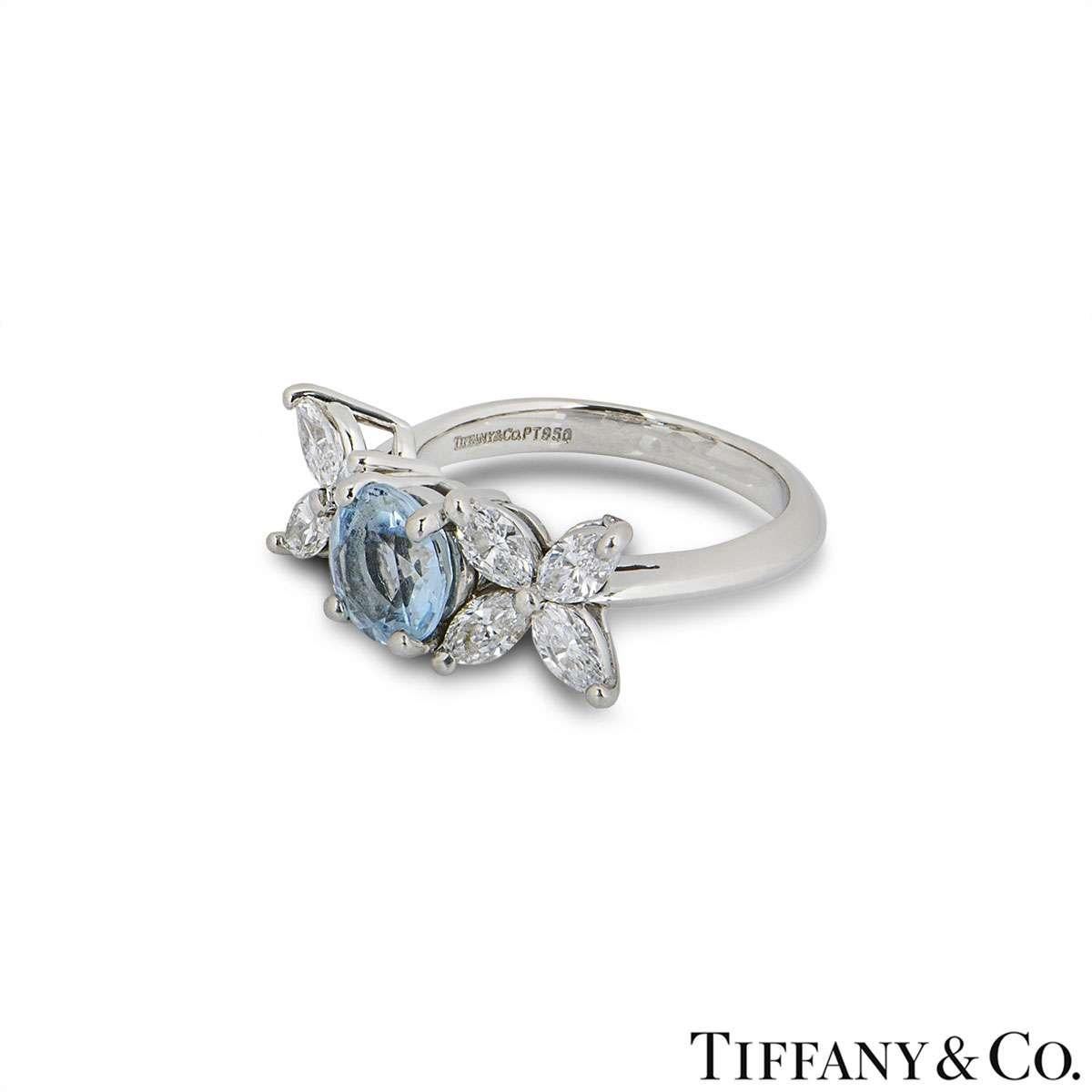 aquamarine tiffany ring