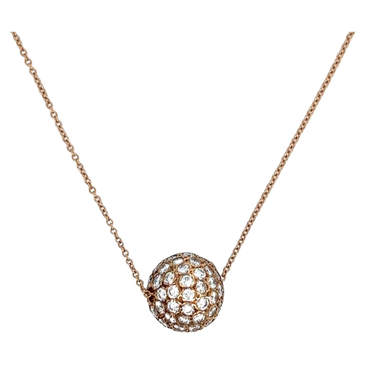 Tiffany ball pendant necklace Clearance