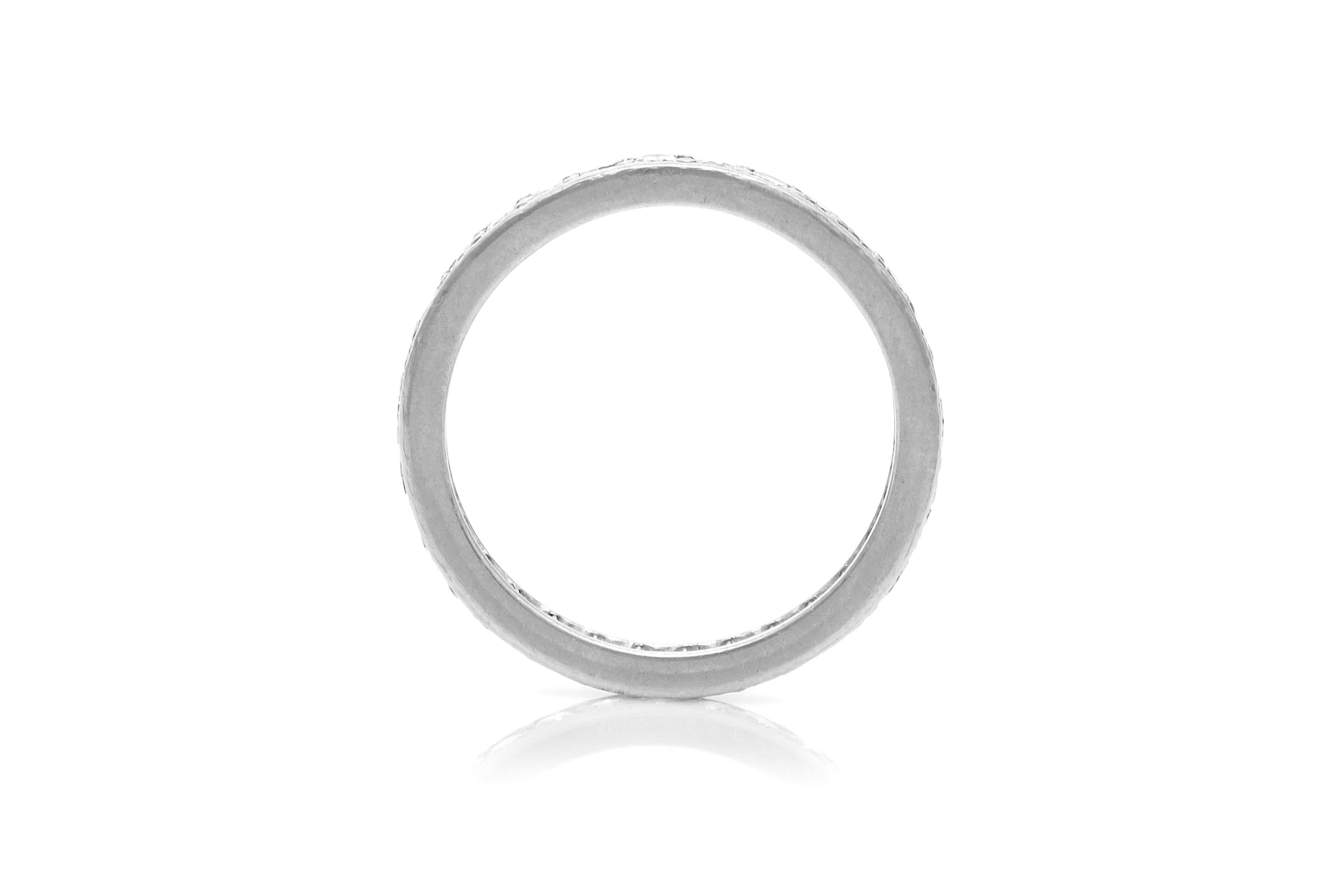 Round Cut Tiffany & Co. Diamond Band