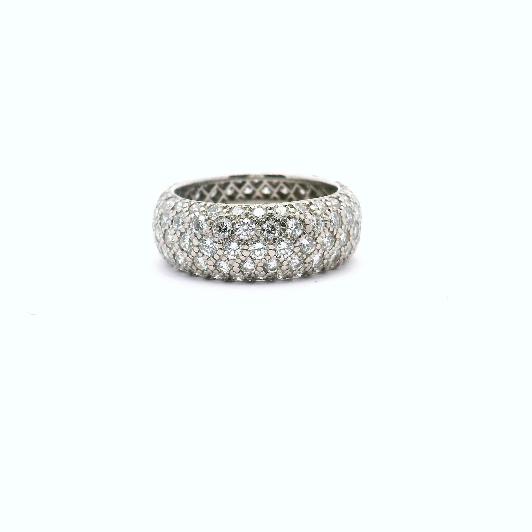 Tiffany & Co. Diamond Band In Good Condition For Sale In Sausalito, CA