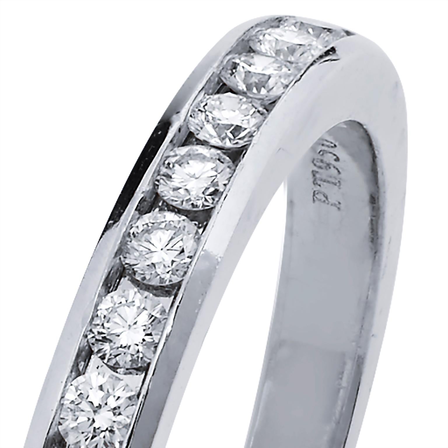 Tiffany & Co. Diamond Band Ring In Excellent Condition In Miami, FL