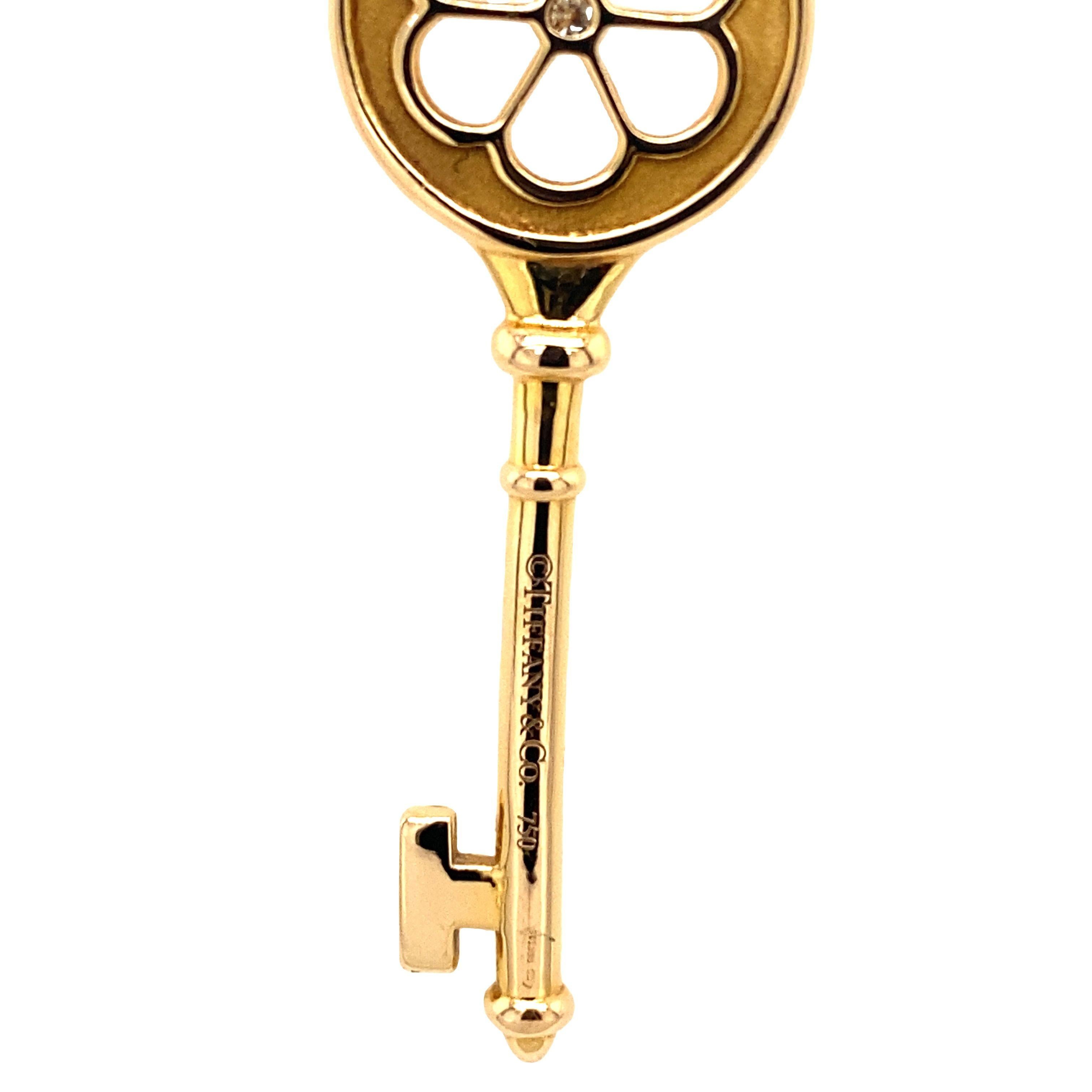 tiffany necklace key