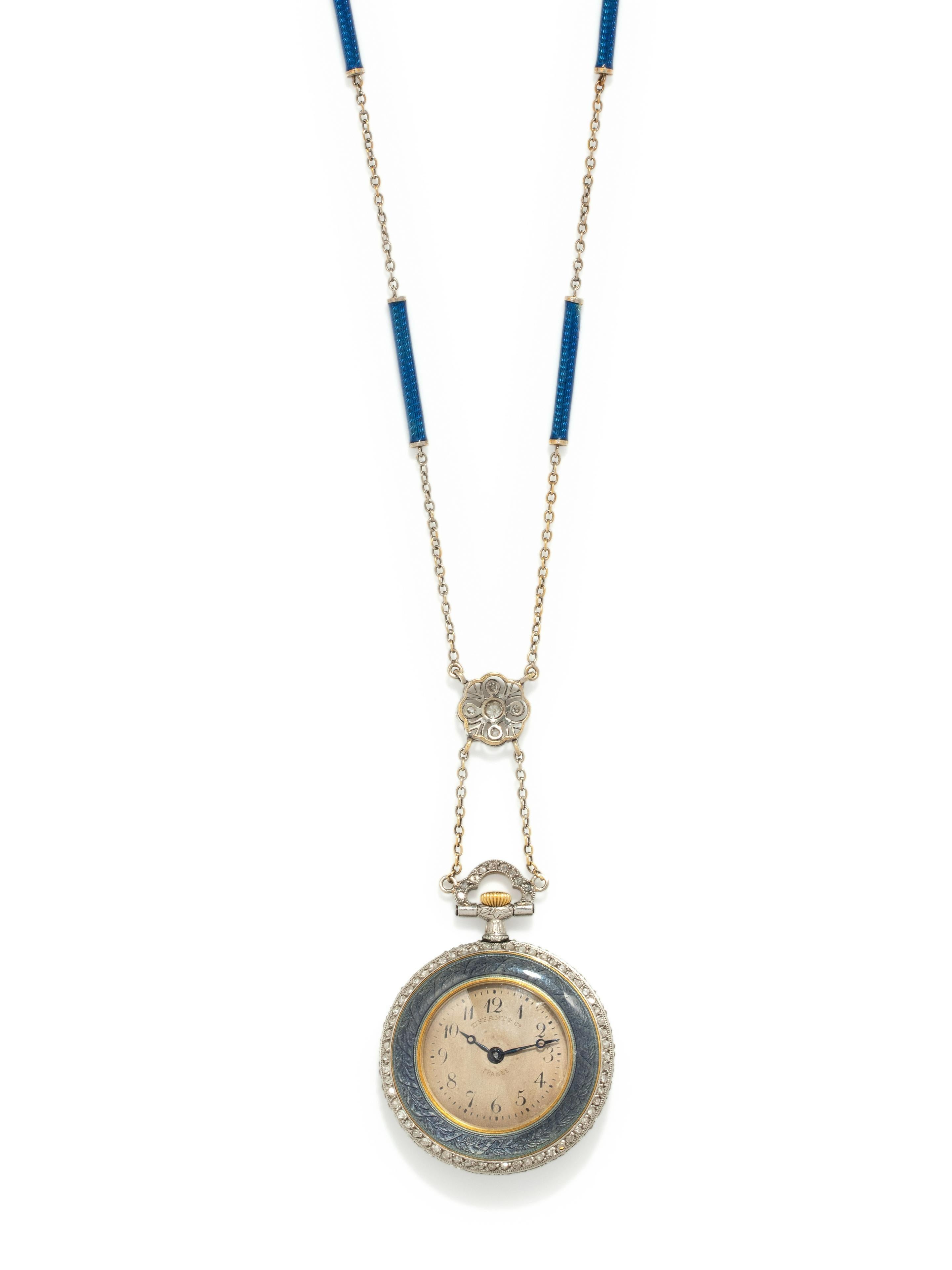 tiffany and co blue necklace