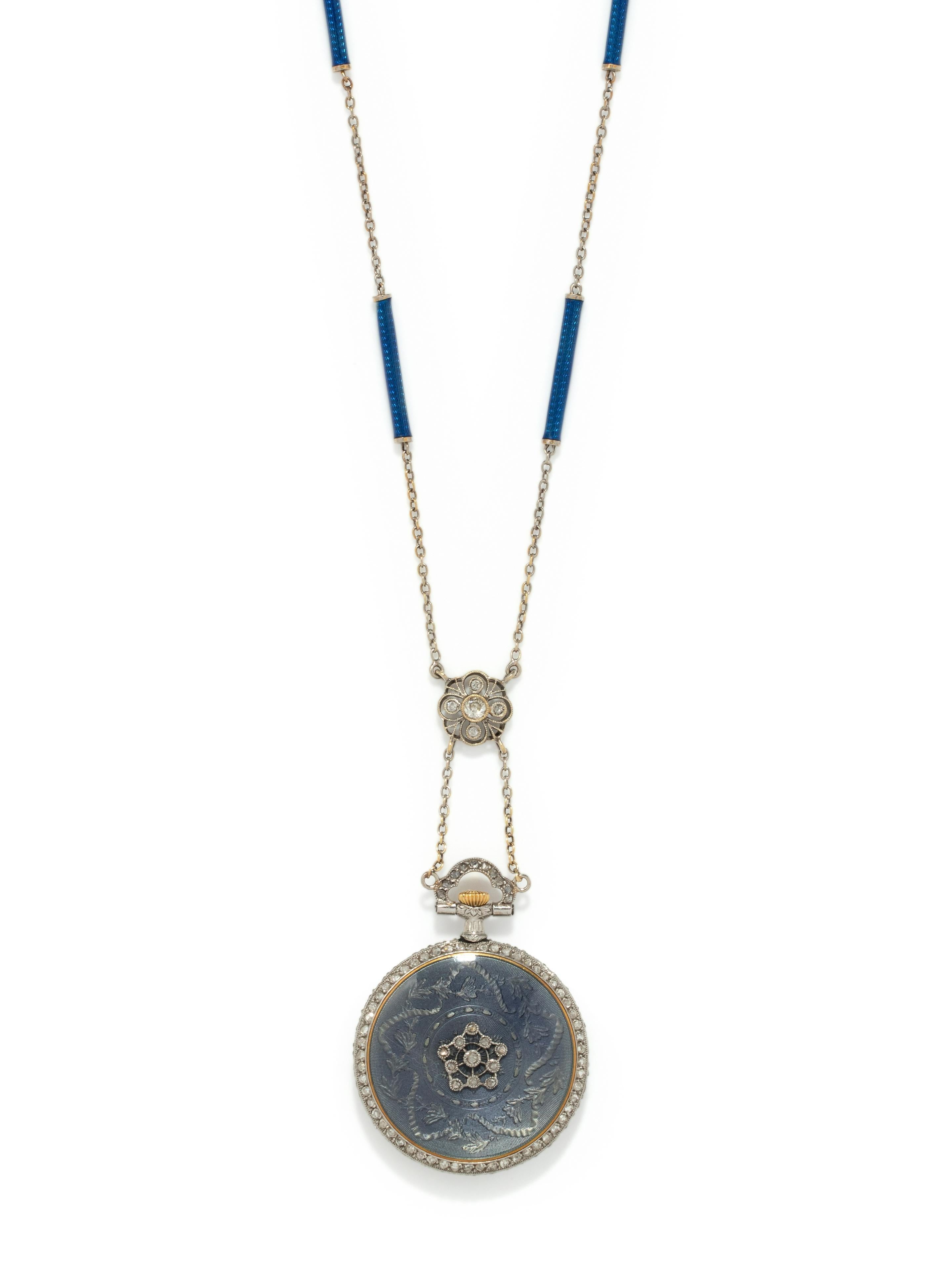tiffany watch necklace