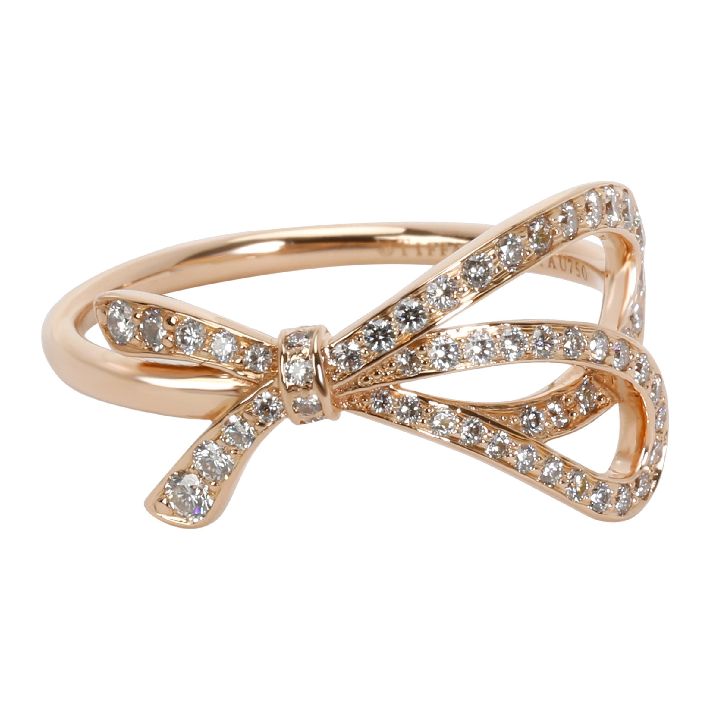 tiffany diamond bow ring