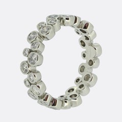 Tiffany & Co. Diamond Bubbles Eternity Ring Size N (54)