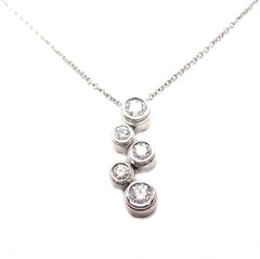 Tiffany & Co. Diamond Bubbles Platinum Pendant Necklace