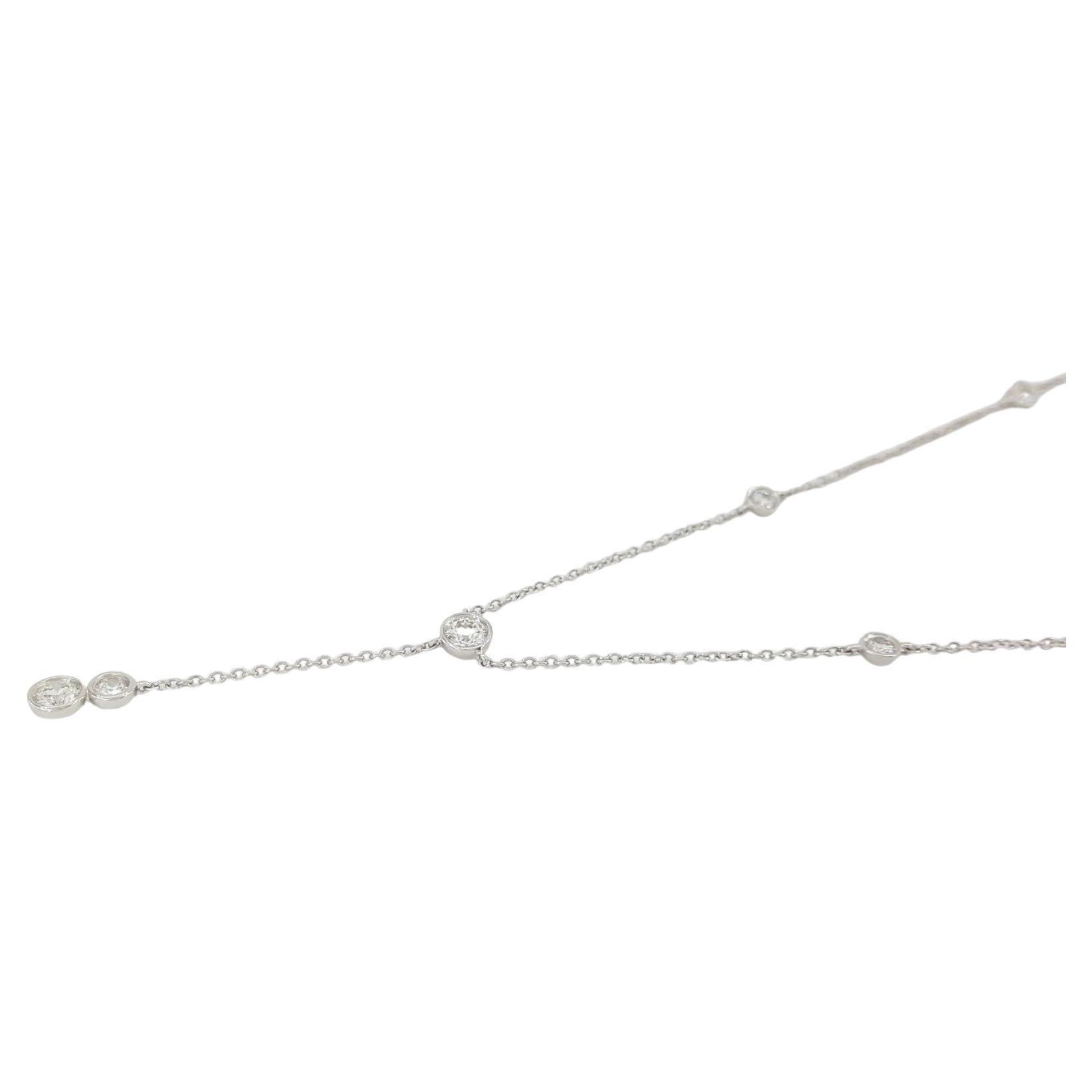 Tiffany & Co. Diamant by the Yard Jazz Lariat-Halskette mit Diamanten (Zeitgenössisch)