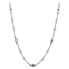 Tiffany 
Co. Diamond by the Yard Platinum Necklace