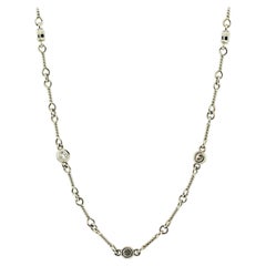 Tiffany & Co. Diamond by the Yard Platinum Necklace